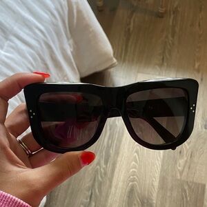 Celine Black Oversized Sunglasses Bold Designer Accessory
